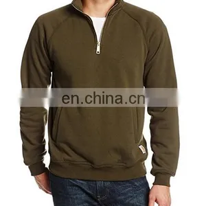 2017 New High Quality 100% Cotton Stand Collar Fashion Casual Men's Fleece Jacket thumbnail-1
