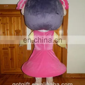 Promotional Lovely Custom Pig Mascot Costume for Adult Wearing thumbnail-3