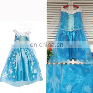 Cheap Princess Frozen Elsa Costume Dress Wholesale KC-0014 thumbnail-1