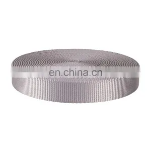 1 Inch Silver Heavy Duty Nylon Webbing thumbnail-1