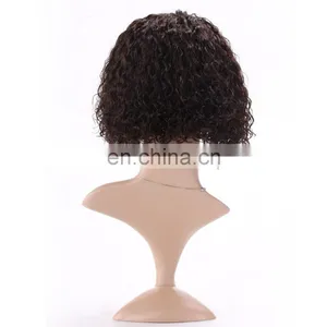 Wholesale Factory Price Customized Curly Brazilian Hair Bob Wig thumbnail-4