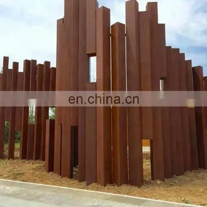 High Quality Hot Rolled Corten Steel Fence thumbnail-2