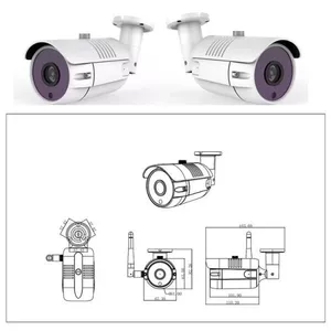 4 in 1 HD 5.0MP Hybrid Ahd Tvi Cvi CVBS IR Waterproof CCTV Bullet Camera thumbnail-4