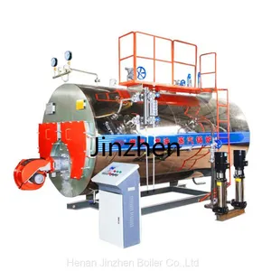 Industrial Horizontal Oil Gas Diesel Fired Packaged Steam Boilers for Brick Processing thumbnail-1