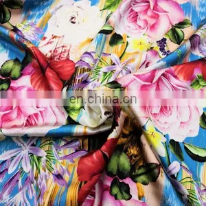 Silk Elastic Satin High Grade Dress Fabric Pajama Sling Fabric thumbnail-1