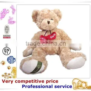 OEM Stuffed Toy,Custom Plush Toys, Heart to Heart Teddy Bear thumbnail-4
