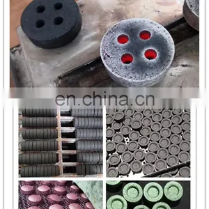 Wholesale Round Cube Coconut Shell Charcoal High Quality Coconut Hookah Charcoal Briquette thumbnail-4