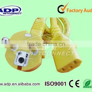European 3 Pins AC Power Supply Cord Computer Cable thumbnail-1