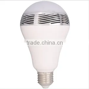 8W Smart E27 Speaker Bluetooth Lamp WIFI Led Bulb Light Ihone/Andrid Remote thumbnail-1