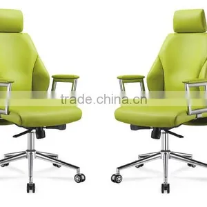 Oupusen 2016 PU Office Green Executive Chair thumbnail-2
