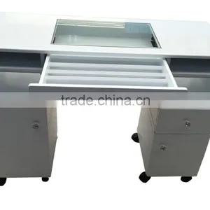 Beauty Modern White Manicure Table.Manicure Table Nail Salon Furniture thumbnail-4