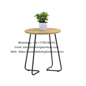 Round Low Leg MDF Coffee Table thumbnail-1
