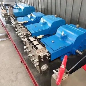 500bar to 1500bar Ultra High Pressure Water Jetting Pump High Quality Triplex Piston High Pressure Water Pump thumbnail-4