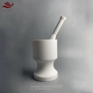 Polytetrafluoroethylene Mortar for Sample Pretreatment, Teflon Grinder, Corrosion-resistant Plastic Mashing Jar thumbnail-2