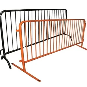 6ft Security Portable Steel Construction Safety Barriers and Concert Crowd Control Barricade thumbnail-1