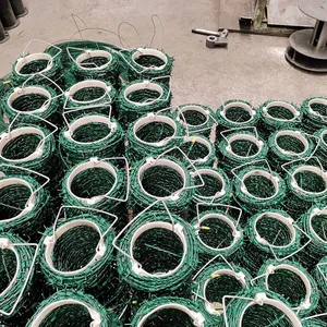 Hot Dipped Galvanized Barbed Wire Roll Price Fence Galvanized Pvc Coated Barbed Wire thumbnail-3