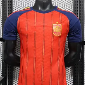 2026 Season Spain Home Jersey Men’s Short-Sleeve Soccer Shirt for World Cup in the USA, Canada, and Mexico, Yamaar National Team thumbnail-1