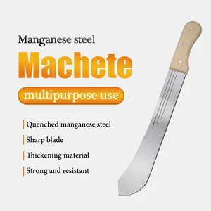 High Carbon Steel Tactical Survival Machete Long Blade Jungle Machete for Outdoor Farming and Garden Use thumbnail-1
