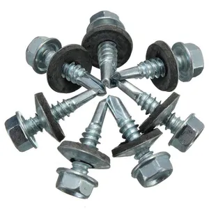 Self Drilling Screw for Industrial Construction Dacromet Coated Hex Head Stainless Steel 410 Full Sizes Available Free Samples thumbnail-3
