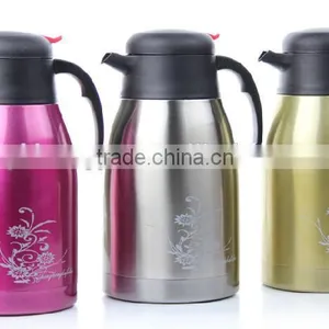 Wholesale Costomized Thermos Vacuum Double Wall Stainless Steel Coffee Pot 1L thumbnail-1