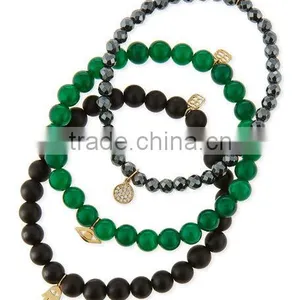 Natural Stone Bead Bracelet Custom Beaded Bracelets for Women thumbnail-1