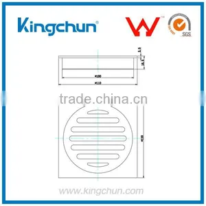 Watermark American Standard Bathroom Waste Grate Cover Chrome Plated Floor Drain(K1101) thumbnail-2