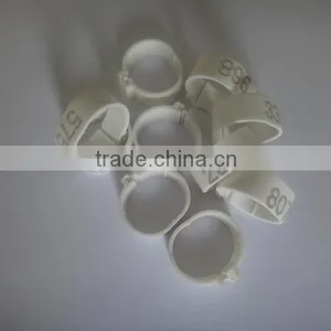 Small Plastic Leg Rings to Distinguish Chicken or Birds thumbnail-1