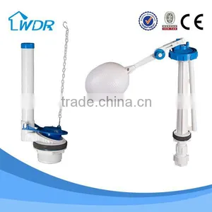 Regular Toilet Cistern Mechanism Side Hand Control PVC Floating Valve thumbnail-1