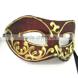 Manufacture Cheap Wholesale Plastic Halloween Party Face Mask Cheap Black Party Mask thumbnail-5