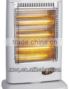 3tubs 1200W CE/GS/ROHS Safety Tip Over Swtich Wide Angle Oscillating Function Electric Heater Halogen Heater for Home thumbnail-1