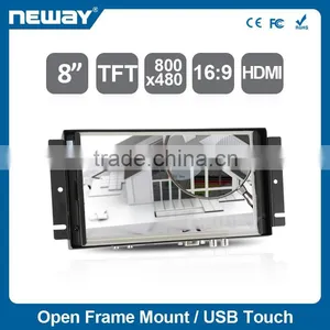 HDMIport, DVI, VGA Input 10.1" Small Size Lcd Open Frame Monitor thumbnail-1