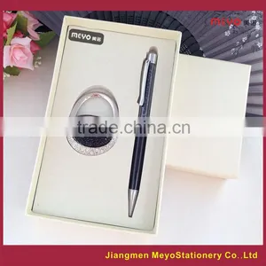 Metal Crystal Touch Ball Pen And Folding Women's Bag Decorative Gift,2015 Novelty Gift Sets thumbnail-1