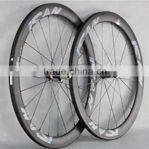 23mm Width U Shape 50mm Carbon Clincher Wheels 700c Road Bike Carbon Wheelset Clincher 50mm thumbnail-1