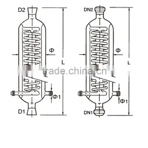 Laboratory Glass Graham Condenser thumbnail-3
