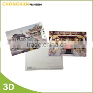American Souvenir Gifts Custom Made 3D Printing Lenticular Postcard thumbnail-2