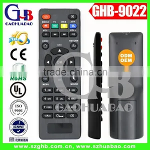 2016 NEW GHB-9022 LED TV BOX STB DVB SAT OTT IPTV AV AUDIO VEDIO HD TV Remote Controller thumbnail-1