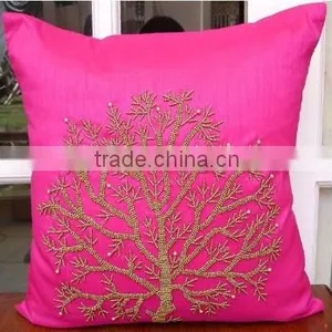 16mm Charmeuse Silk Cushion Pillowcase Cushion Pillow Cover thumbnail-1