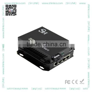 Highly Efficient 10/100M Optical Switch 1 Fiber Optic Port to 4 UTP Port Converter thumbnail-1