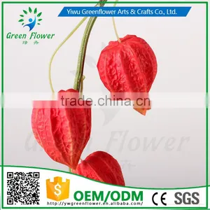 Greenflower 2016 Wholesale Real Touch Latex PU Lantern Fruit China Artificial Flowers Rose for Wedding Decoration thumbnail-4