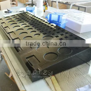 High-end 3CE Acrylic Cosmetic Display Plexiglass Makeup Counter thumbnail-6