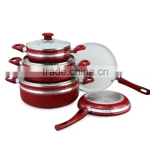 High Quality Aluminum Non Stick Cookware Set thumbnail-1