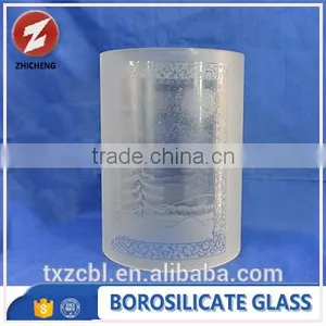 Frosted Heat Resistant Replacement Glass Candle Holder thumbnail-2