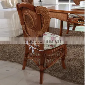 High Quality Antique French Cane Wooden Design Dining Room Chair thumbnail-2