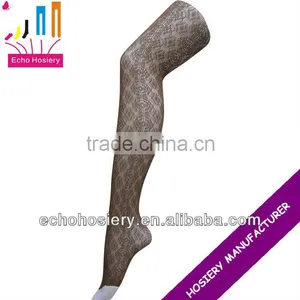 Women Flower Pattern Tights thumbnail-1