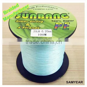 SUNBANG Zhejiang Factory Wholesale Fishing Tackle Super Strong Top Quality Nano Braided Fishing Line 20lb thumbnail-1