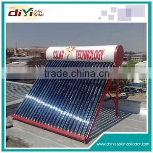 Tank Capacity 200L, 250L Compact Non-pressurized Vacuum Tube Solar Water Heater thumbnail-1