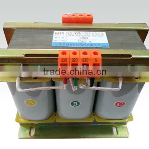 Three-phase Step Dow & Step up Control Isolation Transformer380V to 220V SBK(SG)-200VA thumbnail-1