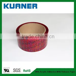 Custom Security Tape Materials of PET thumbnail-1