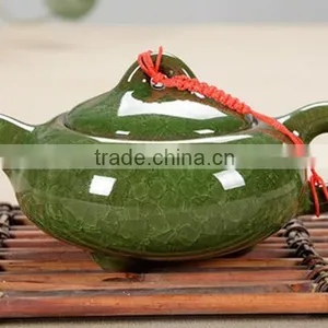 Special Design Ice Cracked Teapot Chinese Pottery Teaset 1teapot 6pcs Tea Cup Clay Teaware thumbnail-5