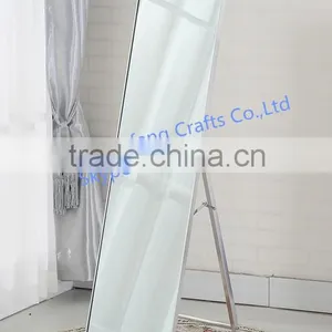 Cheap Wholesale High Quality Metal Aluminum Framed Full Length Standing Mirror 50x170cm thumbnail-1